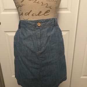 AT Loft Lightweight Denim Skirt, Size 14